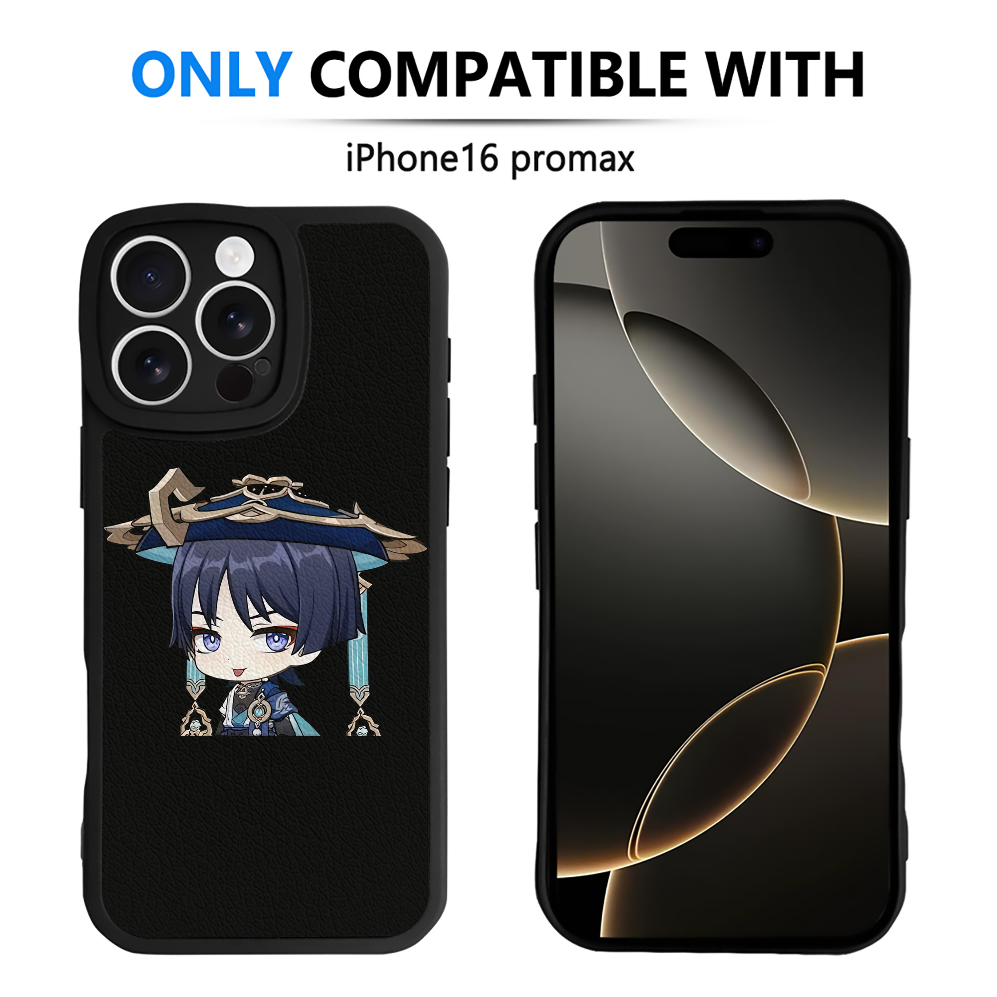 げんし神 さんペい genshin Sanpei 【iPhone 16シリーズ対応】シリコンスマホケース（レザー調） 材質：シリコン